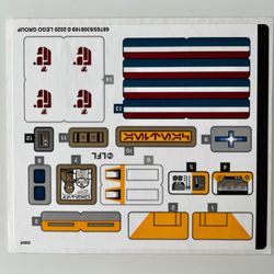 Sticker Sheet for Set 75290-1