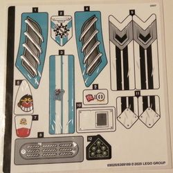 Sticker Sheet for Set 80014-1