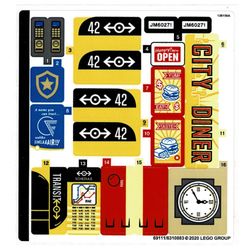 Sticker Sheet for Set 60271-1