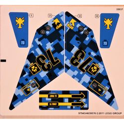 Sticker Sheet 1 for Set 7067-1
