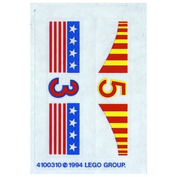 Sticker Sheet for Set 1821-1