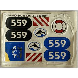 Sticker Sheet 1 for Set 6559-1