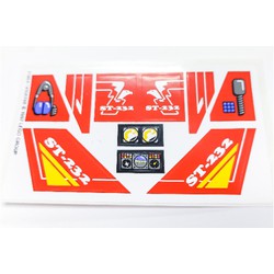 Sticker Sheet for Set 8232-1