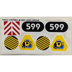 Sticker Sheet for Set 6599-1