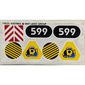 Sticker Sheet for Set 6599-1
