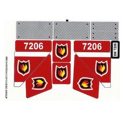 Sticker Sheet for Set 7206-1