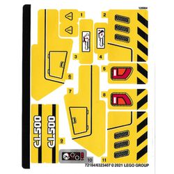 Sticker Sheet for Set 42121-1