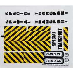 Sticker Sheet for Set 7249-1