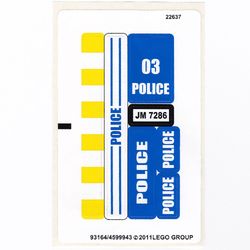 Sticker Sheet for Set 7286-1