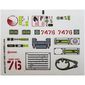 Sticker Sheet for Sets 7476-1, 7297-1