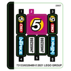 Sticker Sheet for Set 60288-1