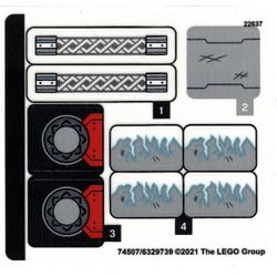 Sticker Sheet for Set 76169-1