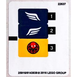 Sticker Sheet for Set 76065-1