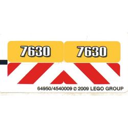 Sticker Sheet for Set 7630-1