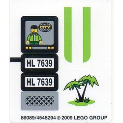 Sticker Sheet for Set 7639-1