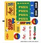 Sticker Sheet for Set 7641-1