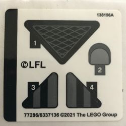 Sticker Sheet for Set 75304-1