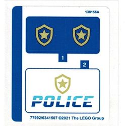 Sticker Sheet for Set 60308-1