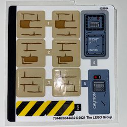 Sticker Sheet for Set 76948-1