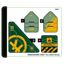 Sticker Sheet for Set 71750-1