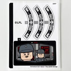Sticker Sheet for Set 75296-1