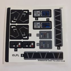 Sticker Sheet for Set 75315-1