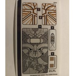 Sticker Sheet for Set 75310-1