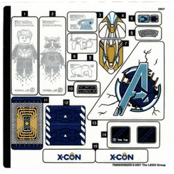 Sticker Sheet for Set 76192-1