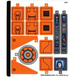 Sticker Sheet for Set 76193-1