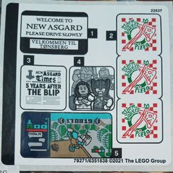 Sticker Sheet for Set 76200-1