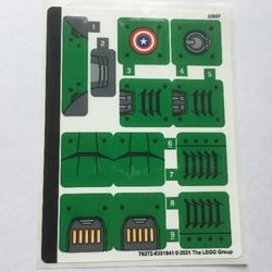 Sticker Sheet for Set 76201-1
