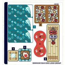Sticker Sheet for Set 41700-1