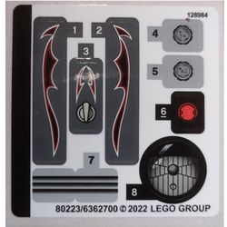 Sticker Sheet for Set 42132-1