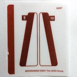Sticker Sheet 2 for Set 10290-1