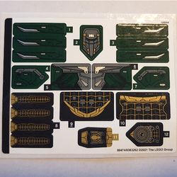 Sticker Sheet for Set 76195-1