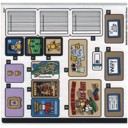 Sticker Sheet for Set 10292-1