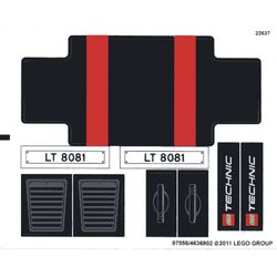 Sticker Sheet for Set 8081-1