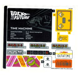 Sticker Sheet 1 for Set 10300-1