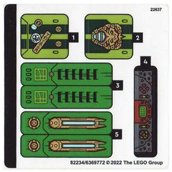 Sticker Sheet for Set 71763-1