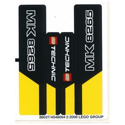 Sticker Sheet for Set 8265-1