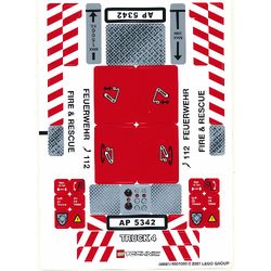 Sticker Sheet for Set 8289-1