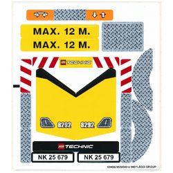 Sticker Sheet for Set 8292-1
