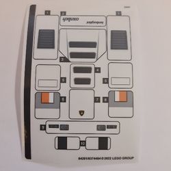 Sticker Sheet for Set 76908-1