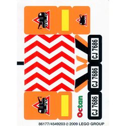 Sticker Sheet for Set 7686-1