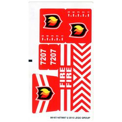 Sticker Sheet for Set 7207-1