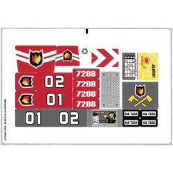 Sticker Sheet for Set 7208-1