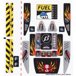 Sticker Sheet 1 for Set 8899-1