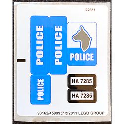 Sticker Sheet for Set 7285-1