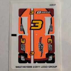 Sticker Sheet for Set 8304-1