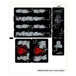 Sticker Sheet for Set 2505-1